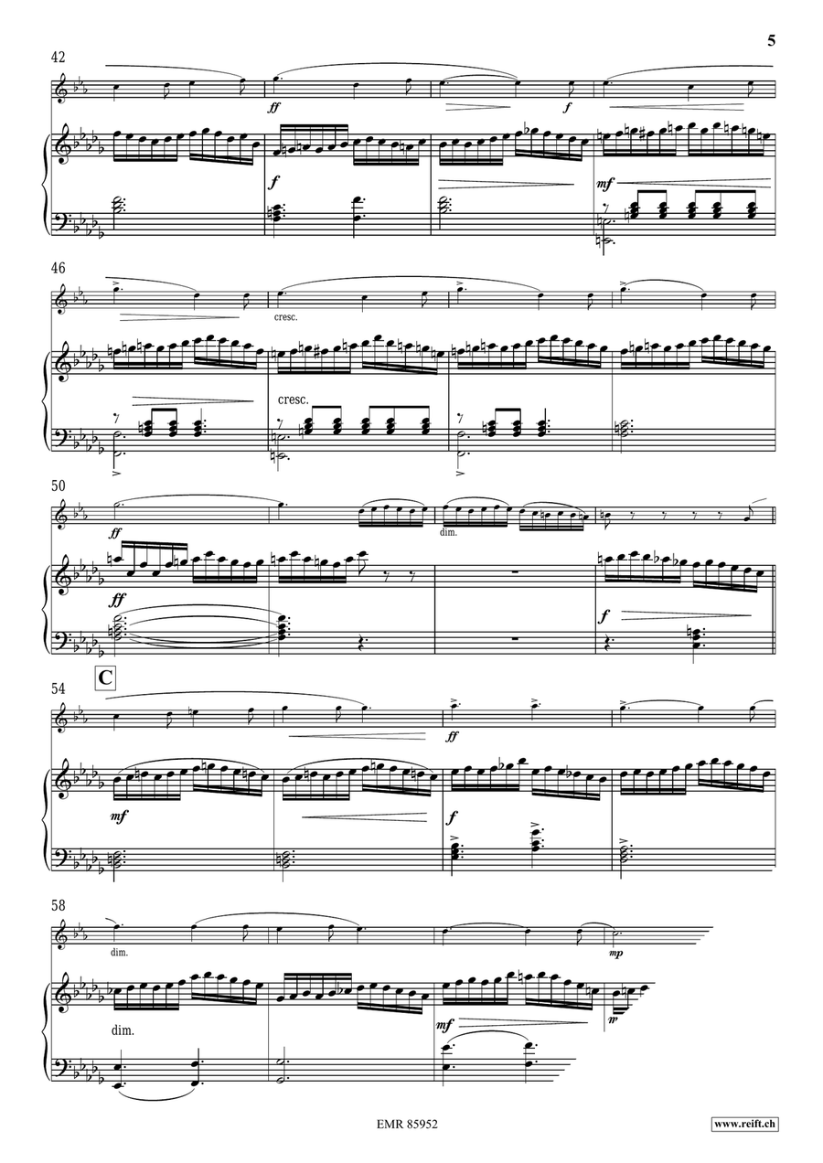 The Moldau The Moldau Soprano Saxophone scores gallery preview page 6