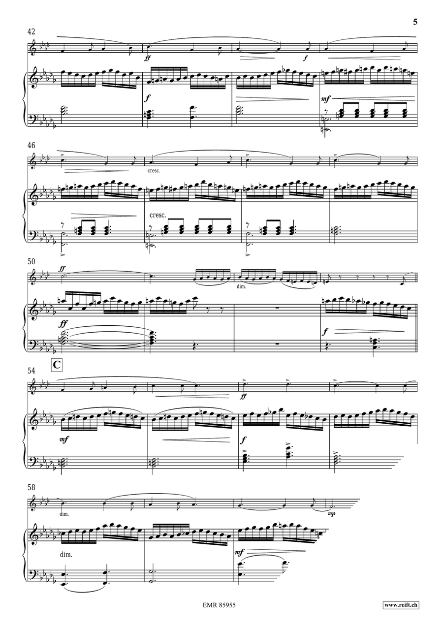 The Moldau The Moldau Horn scores gallery preview page 6