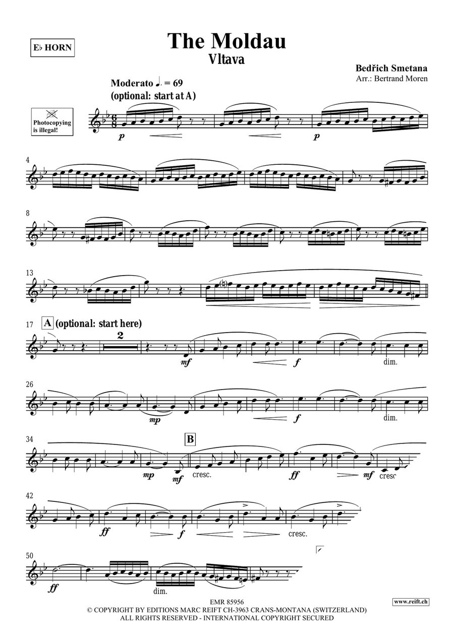 The Moldau The Moldau Horn scores gallery preview page 3