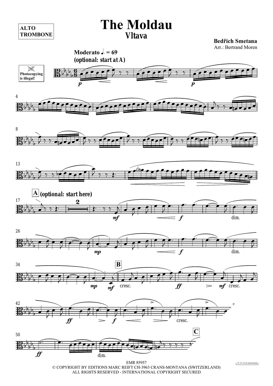 The Moldau The Moldau Piano Accompaniment scores gallery preview page 3