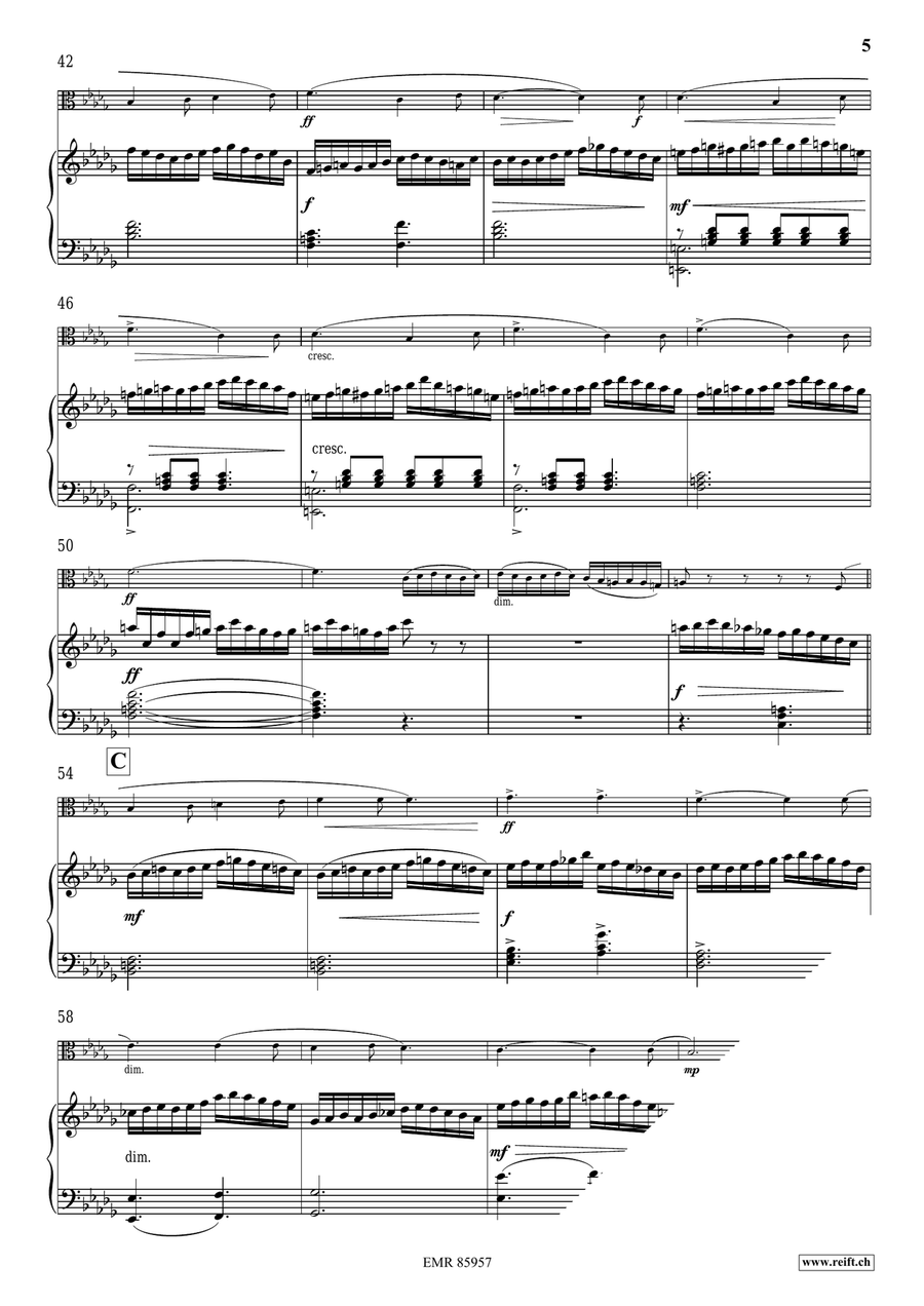 The Moldau The Moldau Piano Accompaniment scores gallery preview page 6