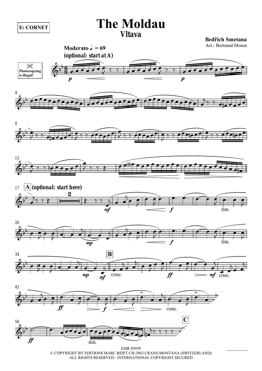 The Moldau The Moldau Cornet scores gallery preview page 3