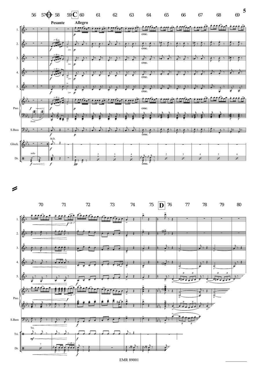 March No. 2 March No. 2 Clarinet Quintet scores gallery preview page 5