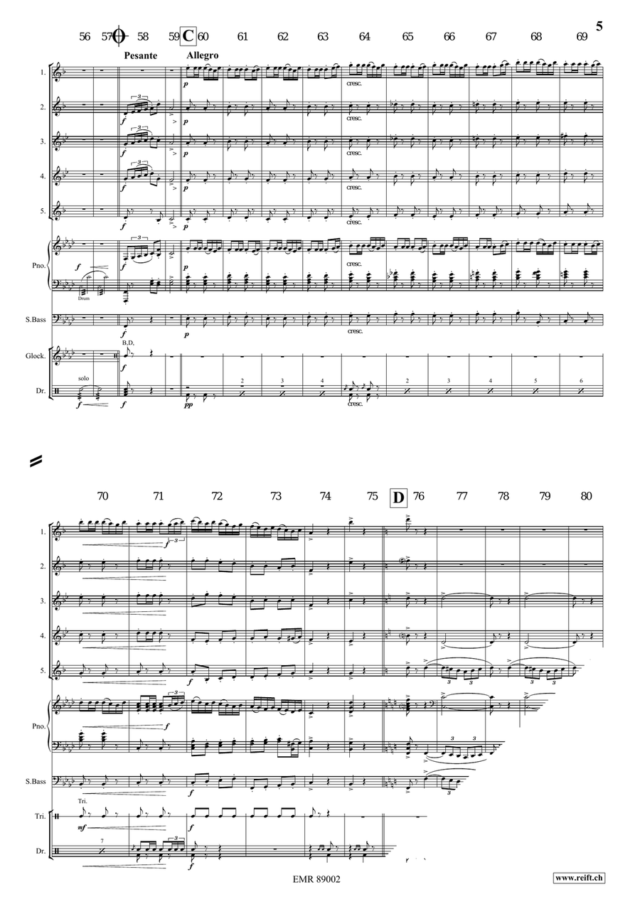 March No. 2 March No. 2 Saxophone Quintet scores gallery preview page 5