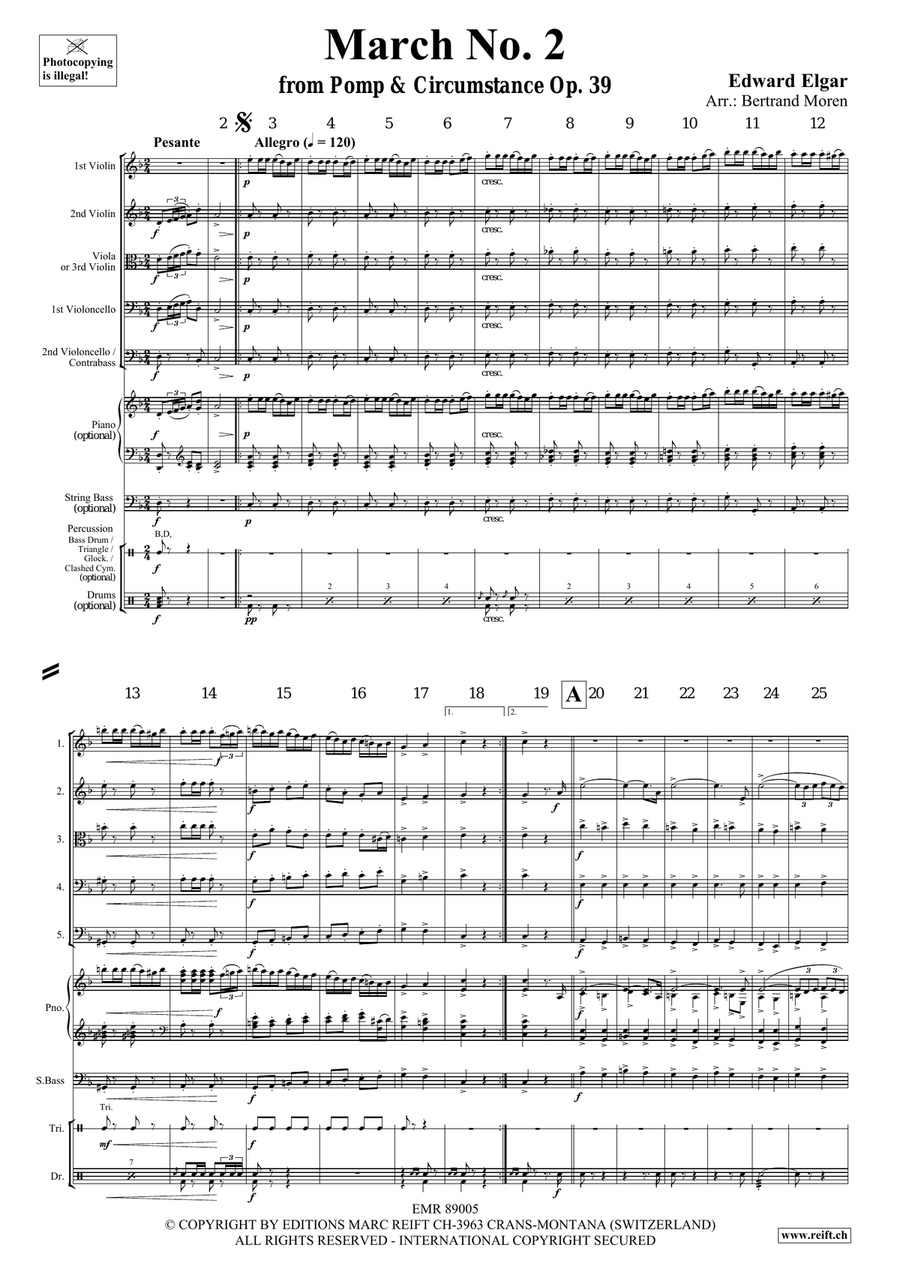 March No. 2 March No. 2 String Quintet scores gallery preview page 3