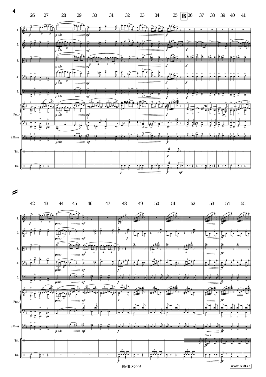 March No. 2 March No. 2 String Quintet scores gallery preview page 4