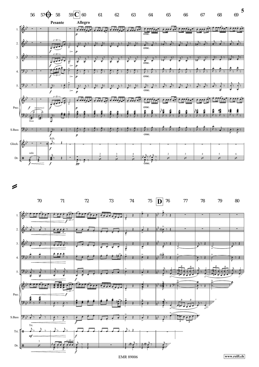 March No. 2 March No. 2 Brass Quintet scores gallery preview page 5