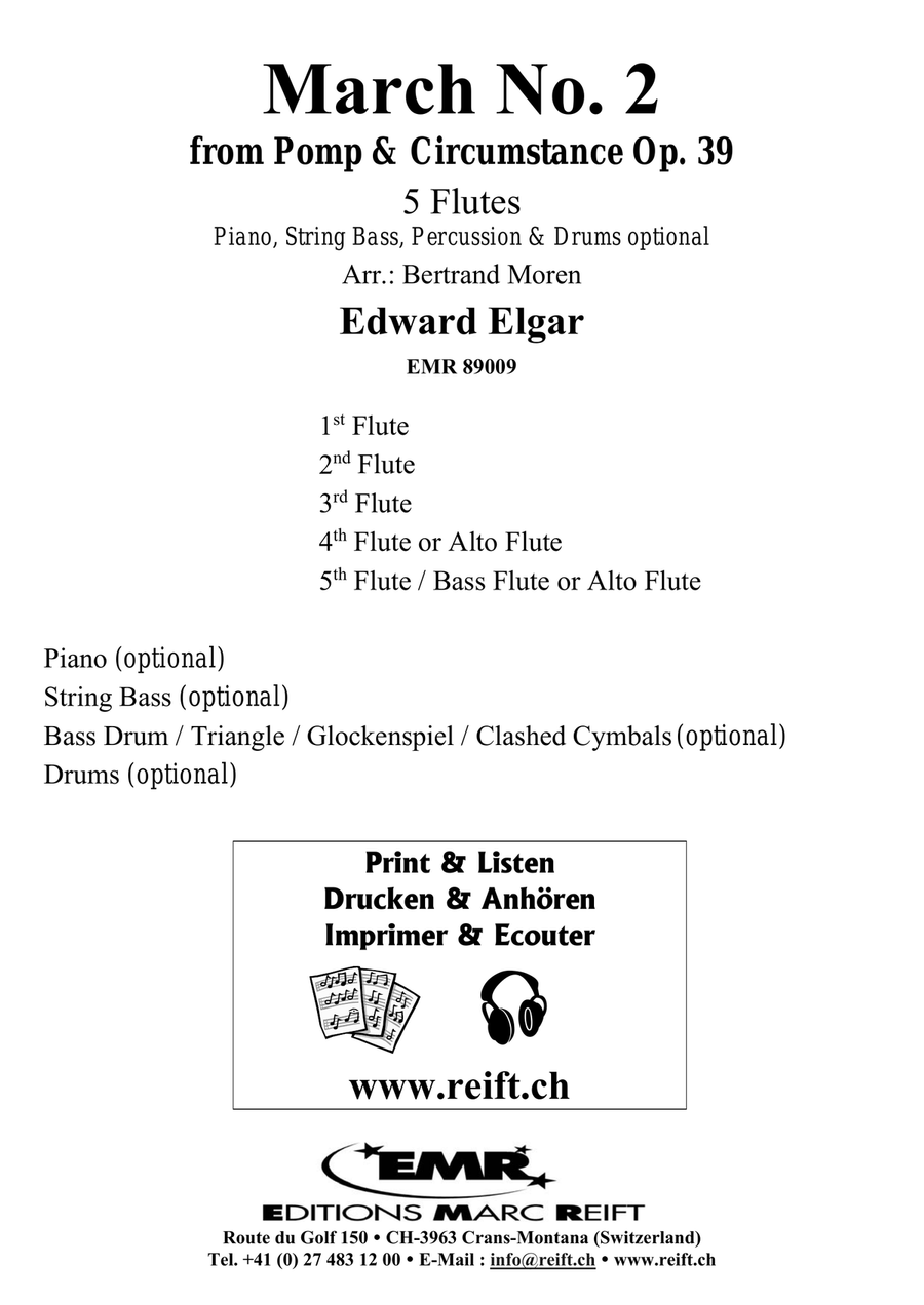 March No. 2 March No. 2 Flute scores gallery preview page 2