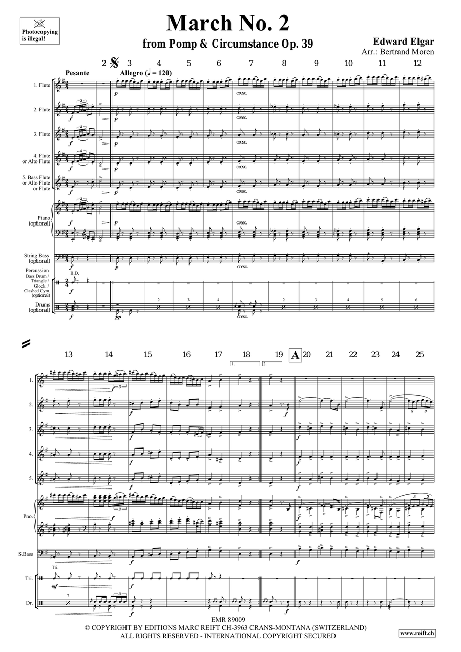 March No. 2 March No. 2 Flute scores gallery preview page 3