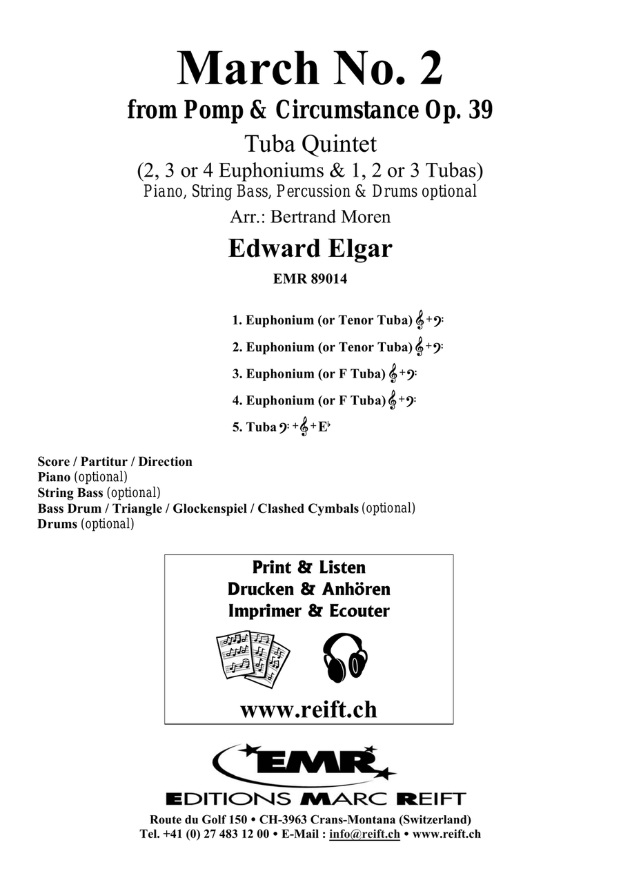 March No. 2 March No. 2 Tuba scores gallery preview page 2