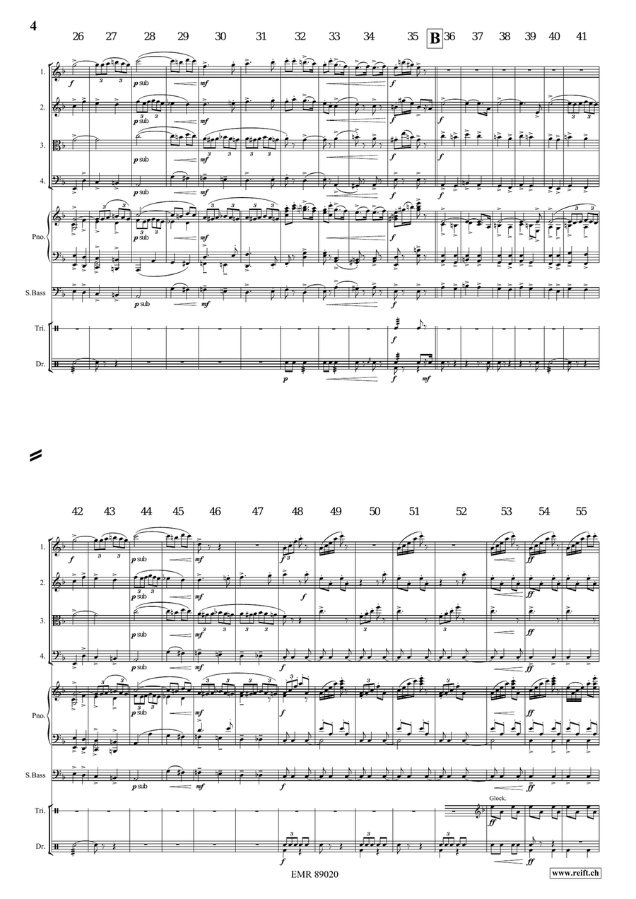 March No. 2 March No. 2 String Quartet scores gallery preview page 4