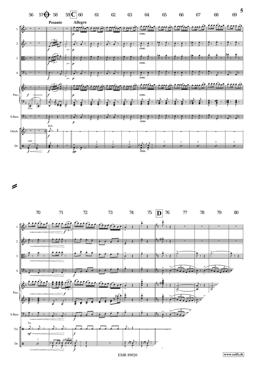 March No. 2 March No. 2 String Quartet scores gallery preview page 5