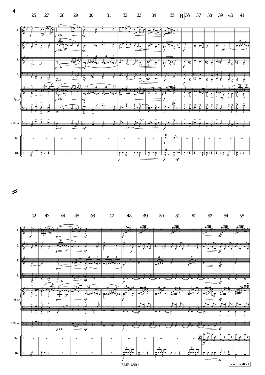 March No. 2 March No. 2 Brass Quartet scores gallery preview page 4