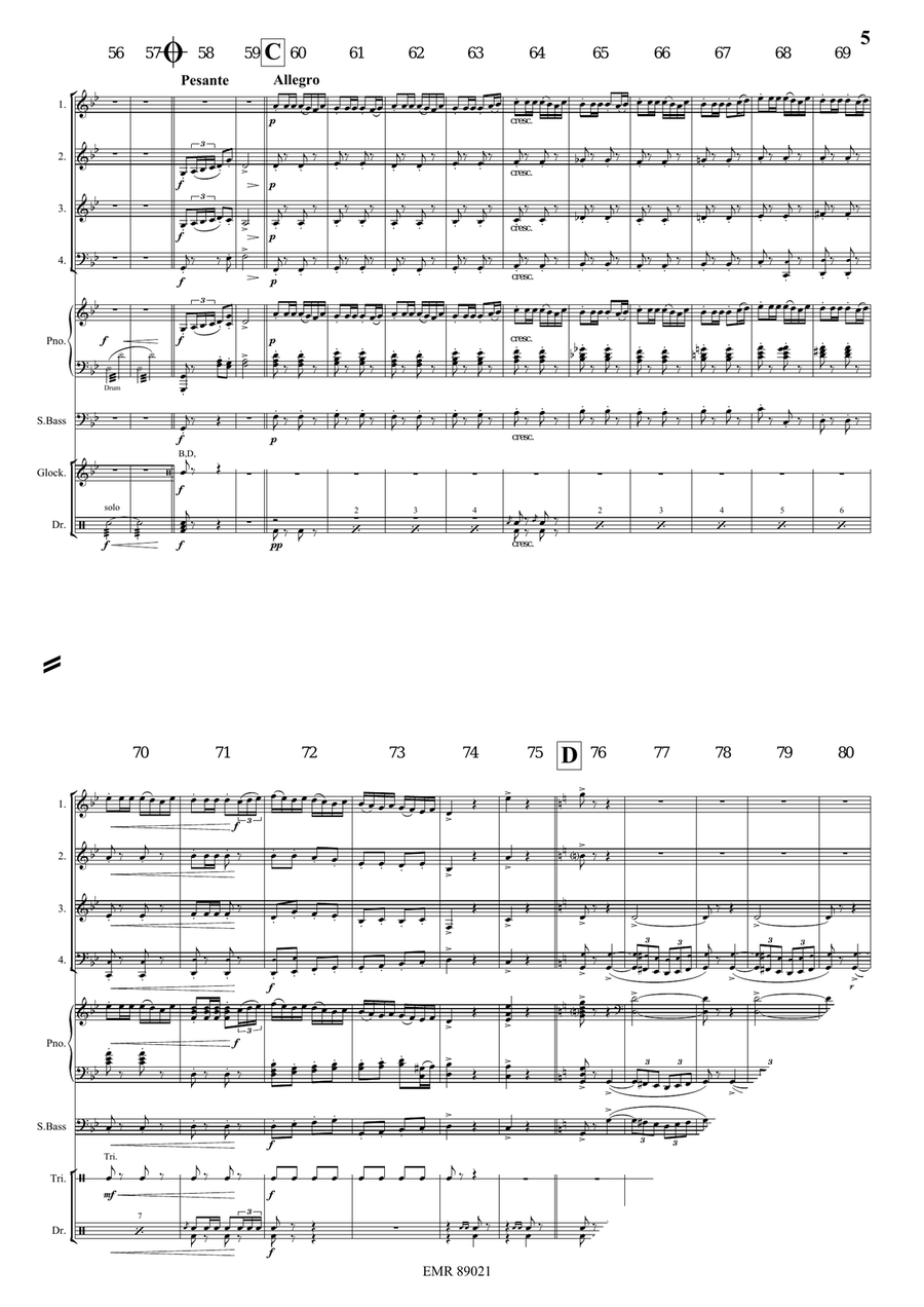 March No. 2 March No. 2 Brass Quartet scores gallery preview page 5