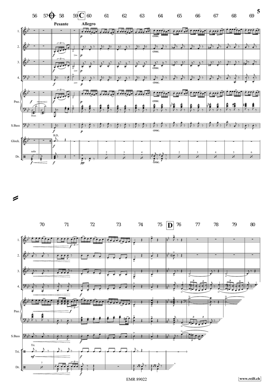March No. 2 March No. 2 Woodwind Quartet scores gallery preview page 5