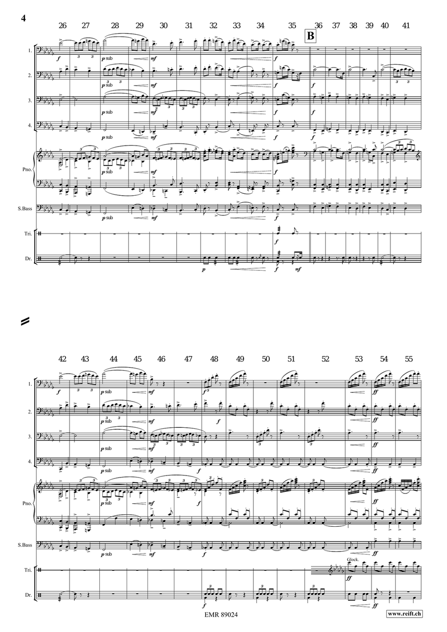 March No. 2 March No. 2 Bassoon Quartet scores gallery preview page 4