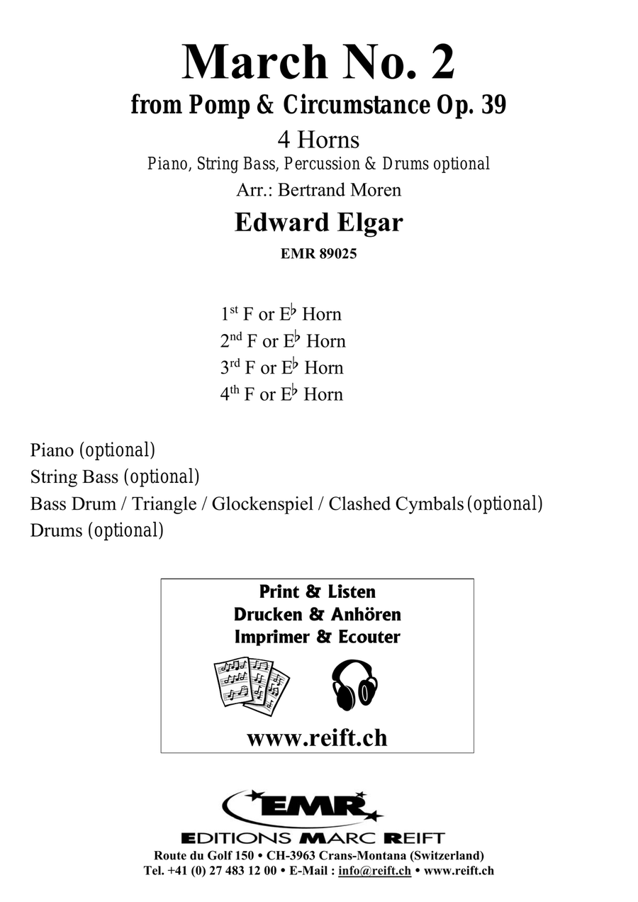 March No. 2 March No. 2 Horn scores gallery preview page 2