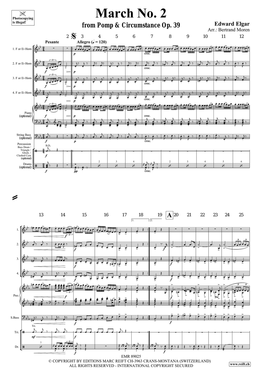 March No. 2 March No. 2 Horn scores gallery preview page 3