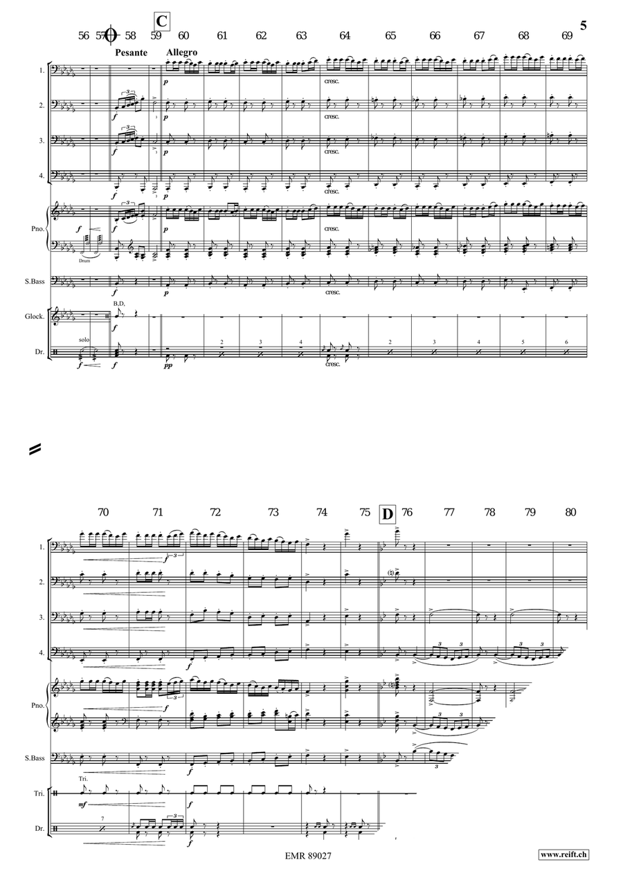 March No. 2 March No. 2 Tuba Quartet scores gallery preview page 5