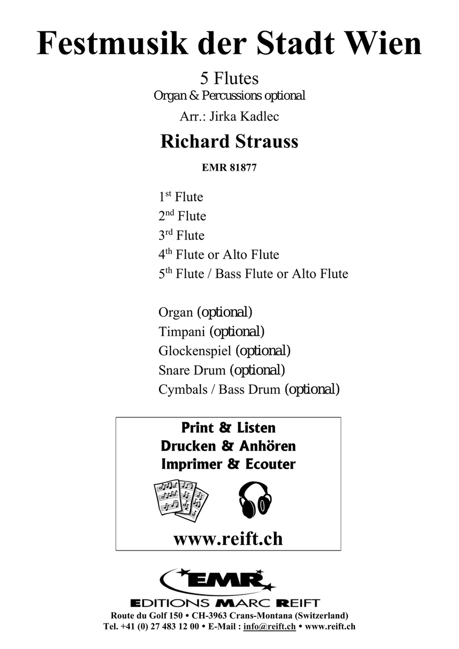 Festmusik der Stadt Wien Festmusik der Stadt Wien Flute scores gallery preview page 2