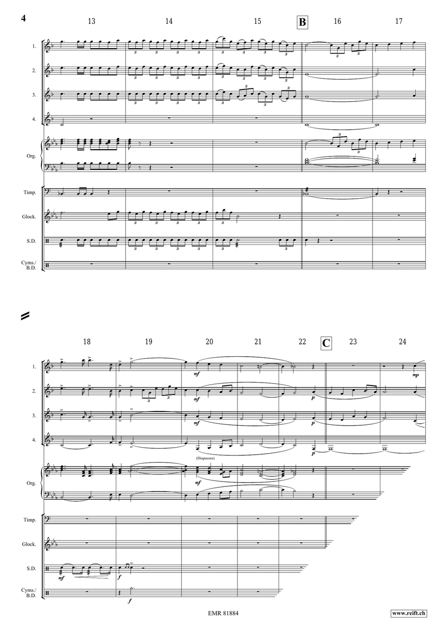 Festmusik der Stadt Wien Festmusik der Stadt Wien Clarinet Quartet scores gallery preview page 4