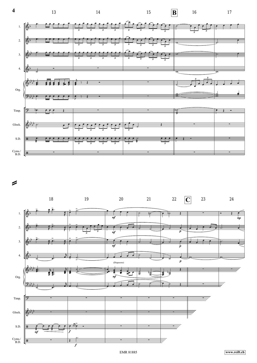 Festmusik der Stadt Wien Festmusik der Stadt Wien Saxophone Quartet scores gallery preview page 4