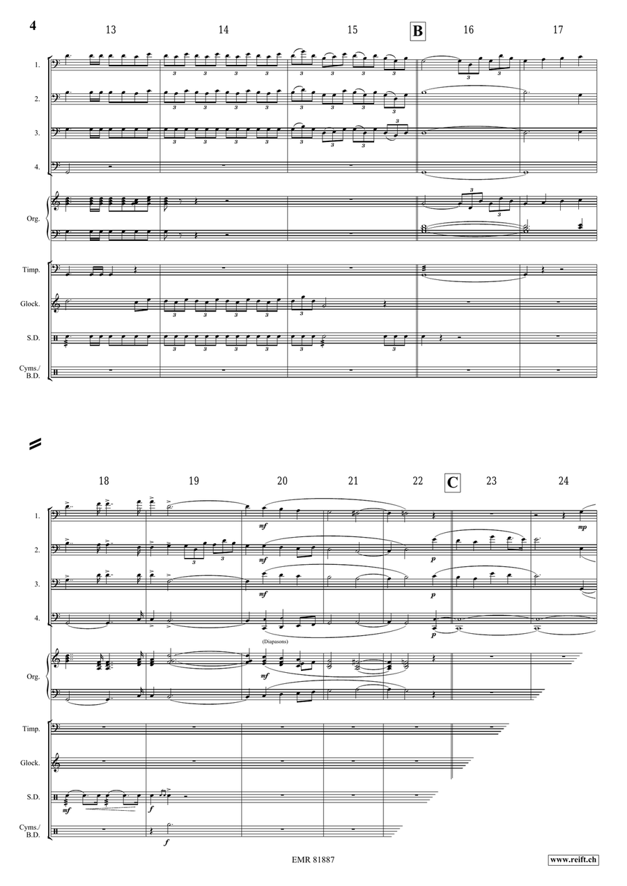 Festmusik der Stadt Wien Festmusik der Stadt Wien Trombone Quartet scores gallery preview page 4
