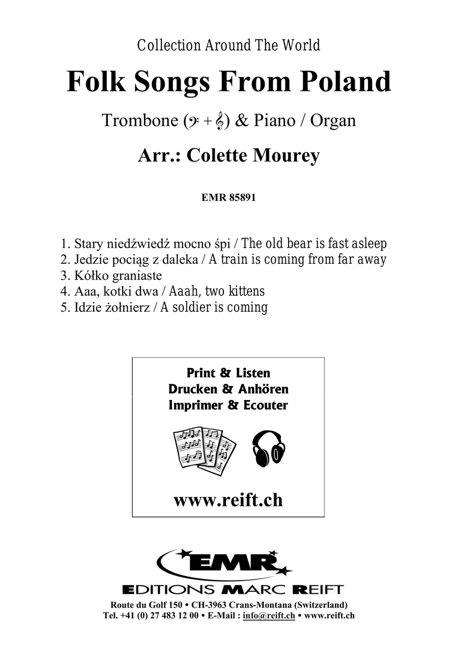 Folk Songs From Poland Folk Songs From Poland Organ scores gallery preview page 2