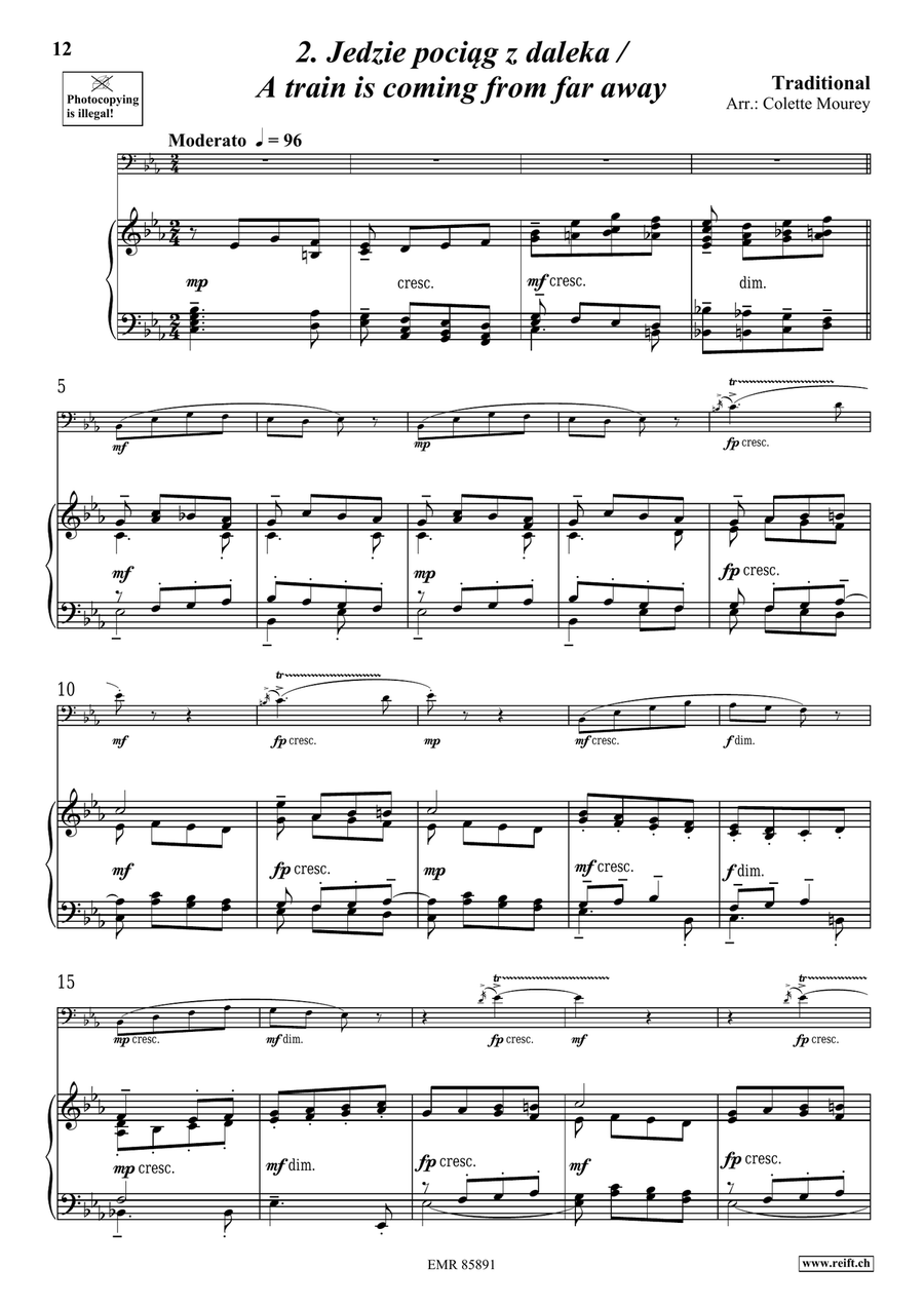 Folk Songs From Poland Folk Songs From Poland Organ scores gallery preview page 6