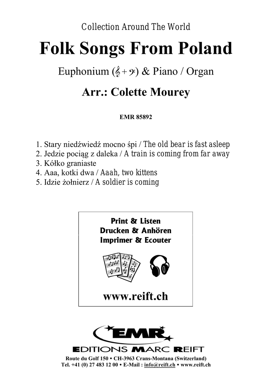 Folk Songs From Poland Folk Songs From Poland Euphonium scores gallery preview page 2
