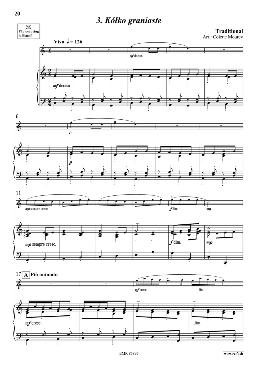 Folk Songs From Poland Folk Songs From Poland Violin Solo scores gallery preview page 8