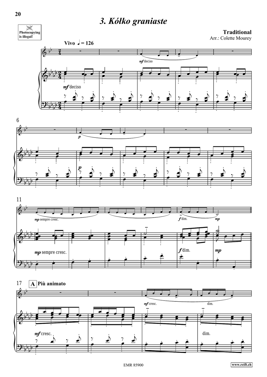 Folk Songs From Poland Folk Songs From Poland Bass Clarinet scores gallery preview page 8