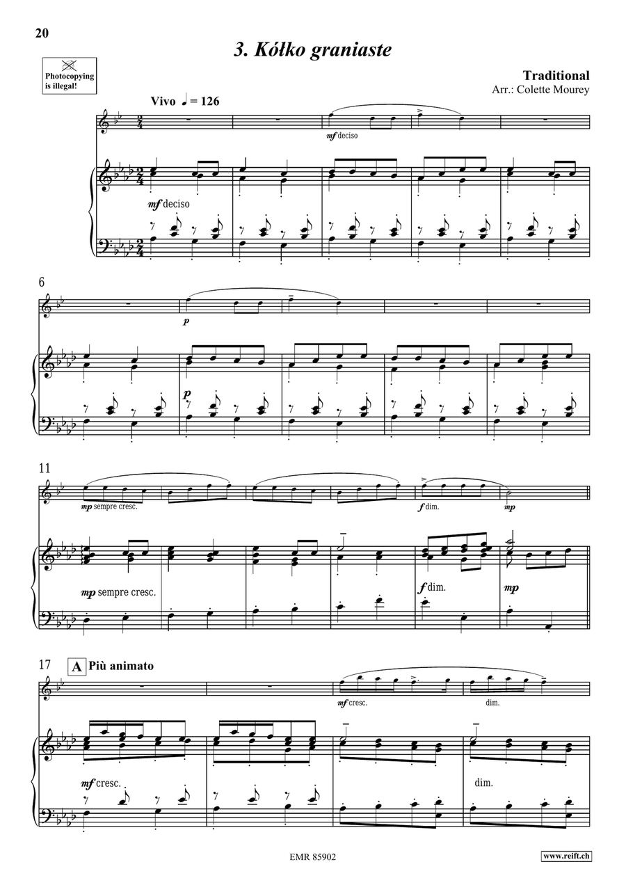 Folk Songs From Poland Folk Songs From Poland Tenor Saxophone scores gallery preview page 8