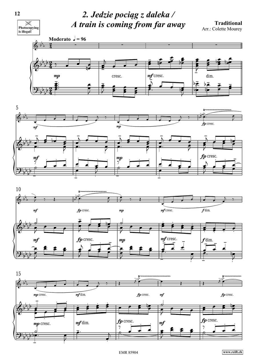 Folk Songs From Poland Folk Songs From Poland Horn scores gallery preview page 6