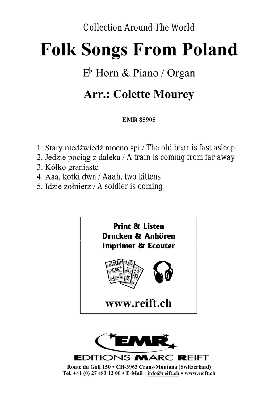 Folk Songs From Poland Folk Songs From Poland Horn scores gallery preview page 2