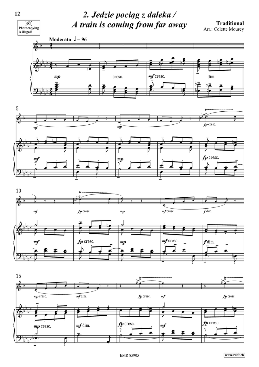 Folk Songs From Poland Folk Songs From Poland Horn scores gallery preview page 6