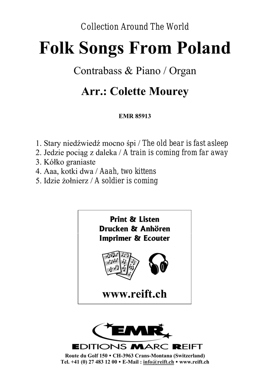 Folk Songs From Poland Folk Songs From Poland Double Bass scores gallery preview page 2