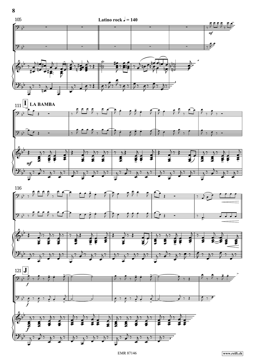 Viva Latina Viva Latina Trombone Duet scores gallery preview page 8