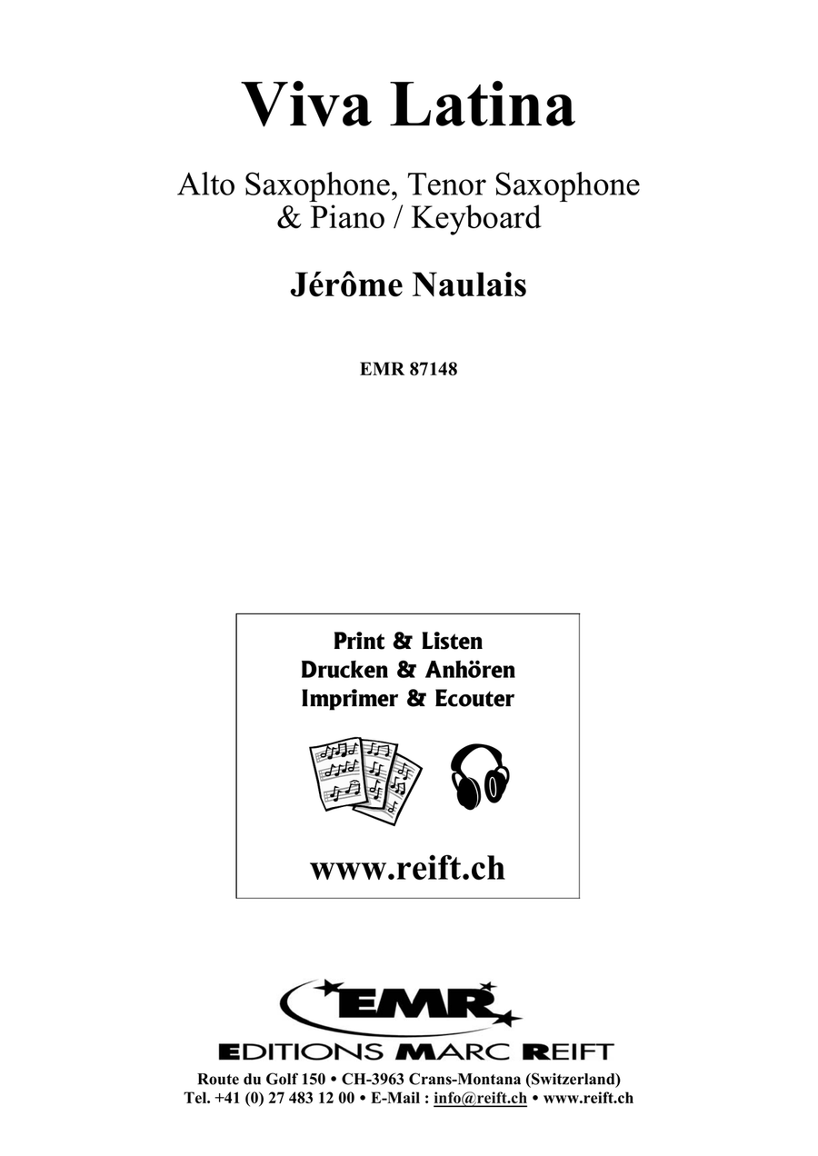 Viva Latina Viva Latina Tenor Saxophone scores gallery preview page 2