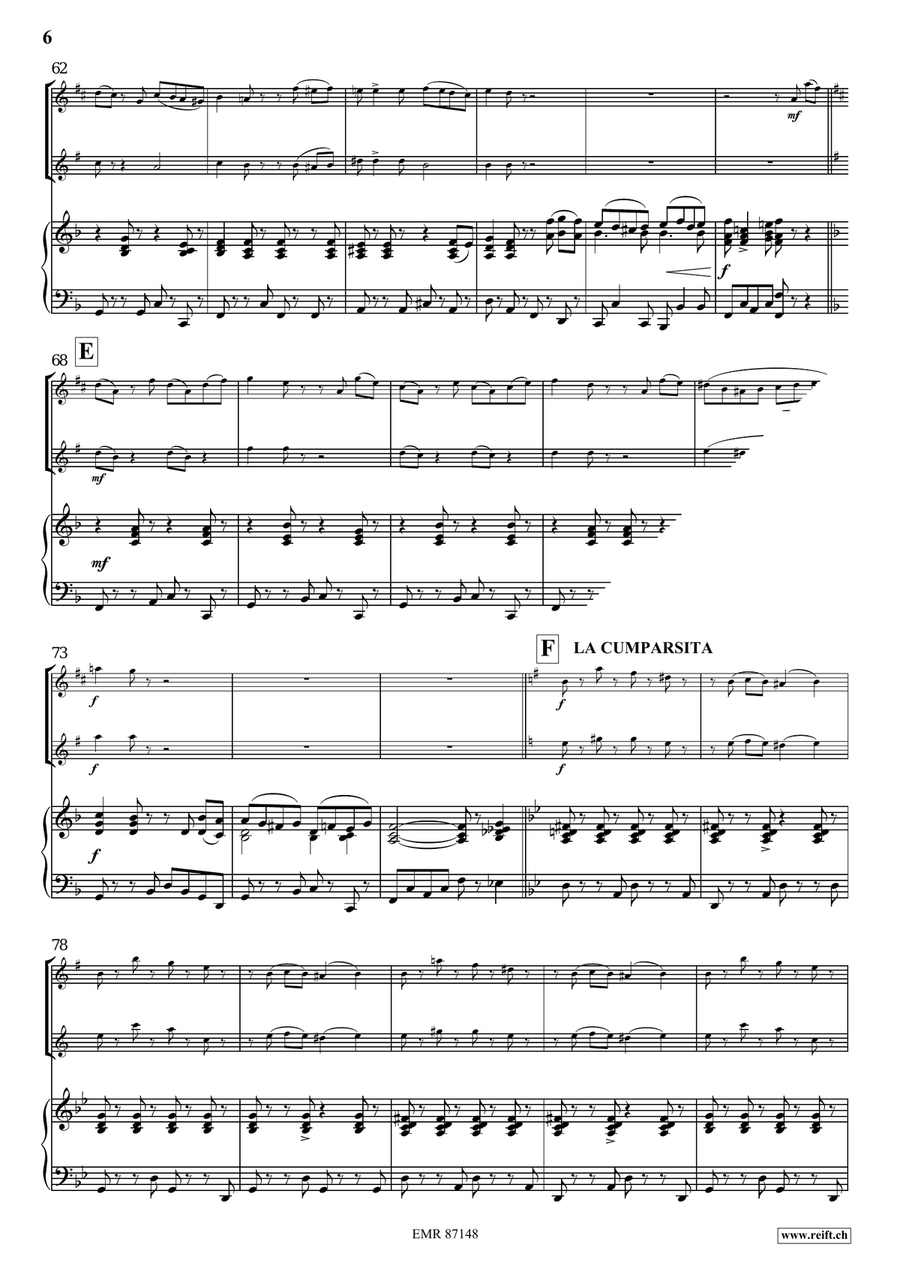 Viva Latina Viva Latina Tenor Saxophone scores gallery preview page 6
