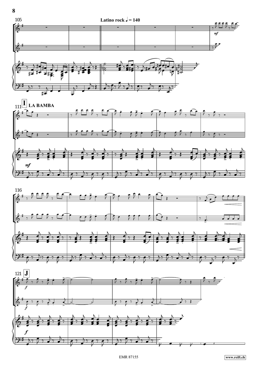 Viva Latina Viva Latina Violin scores gallery preview page 8