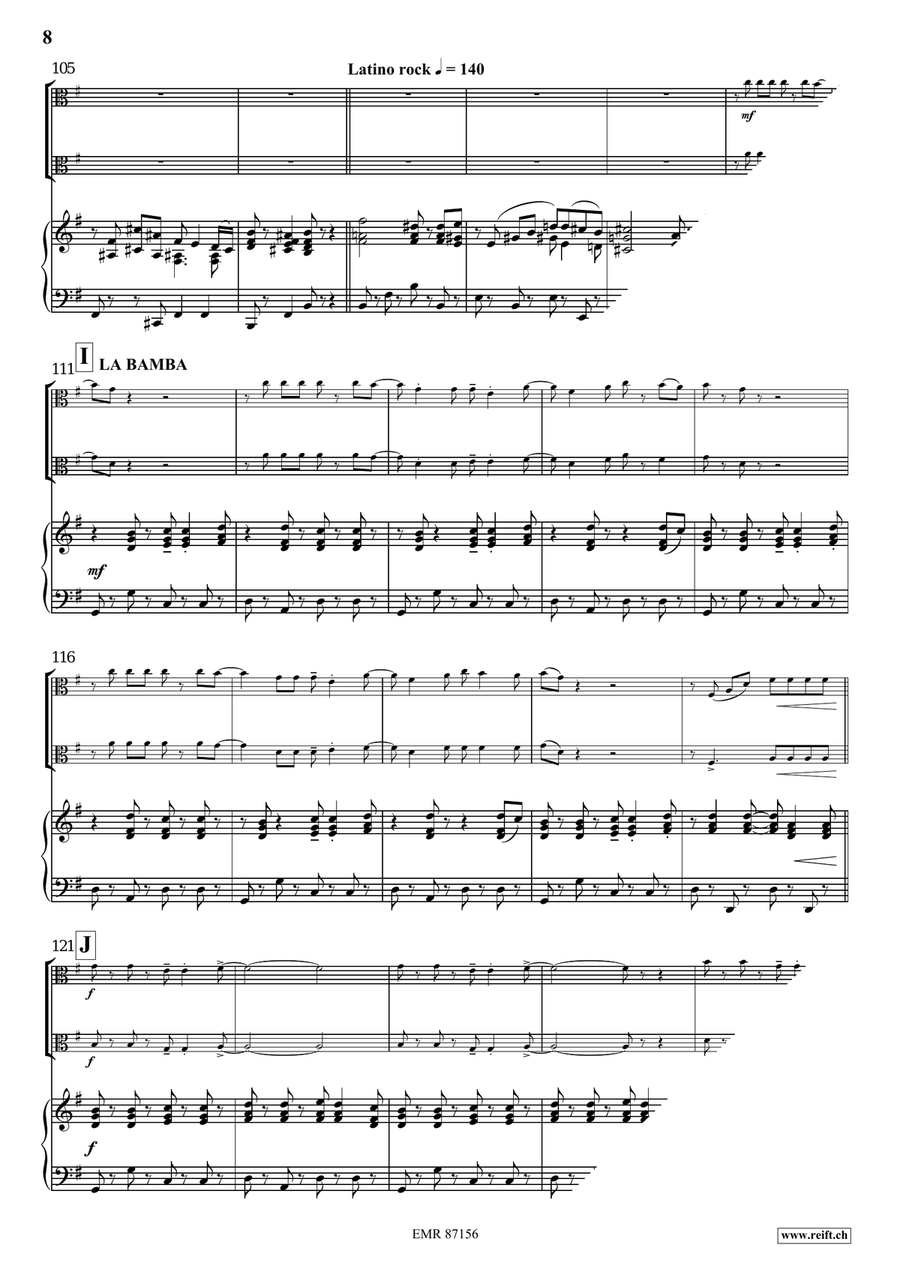 Viva Latina Viva Latina Viola scores gallery preview page 8