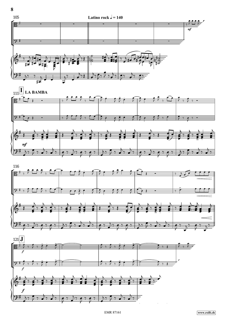Viva Latina Viva Latina Cello scores gallery preview page 8