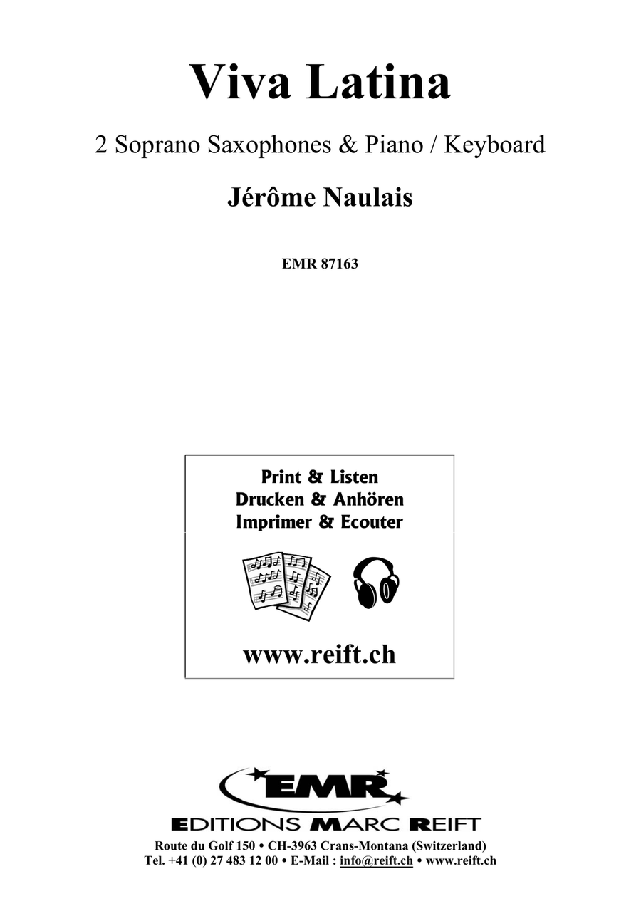 Viva Latina Viva Latina Soprano Saxophone scores gallery preview page 2