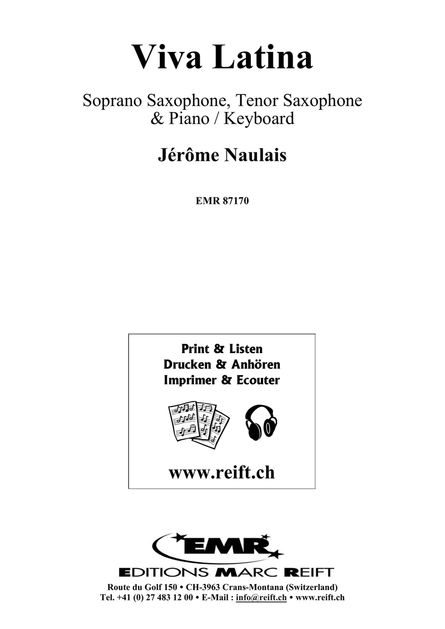 Viva Latina Viva Latina Tenor Saxophone scores gallery preview page 2