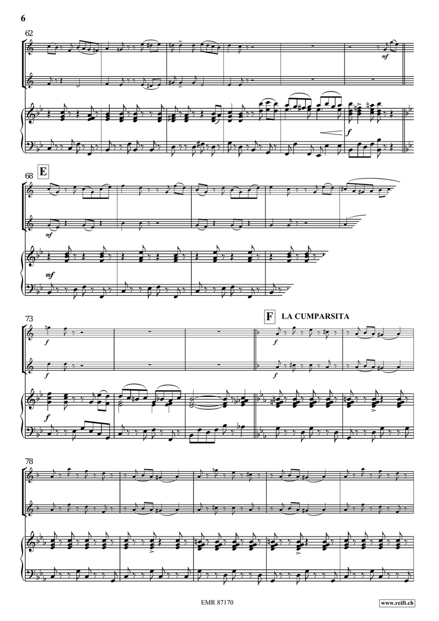 Viva Latina Viva Latina Tenor Saxophone scores gallery preview page 6