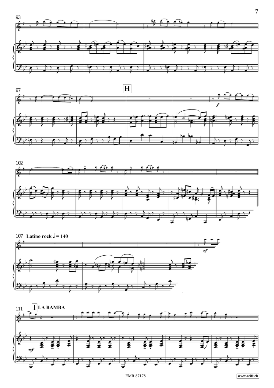 Viva Latina Viva Latina Alto Saxophone scores gallery preview page 7