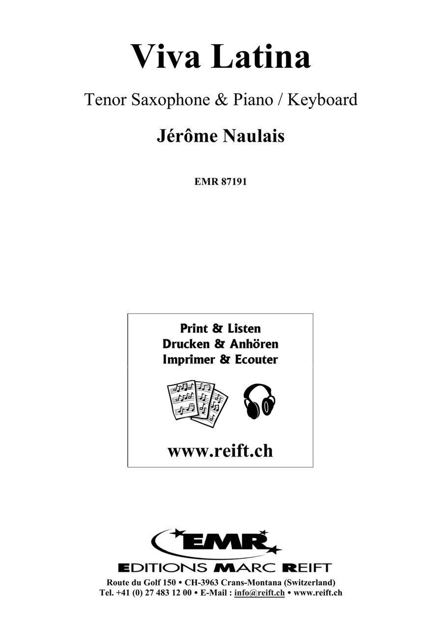 Viva Latina Viva Latina Tenor Saxophone scores gallery preview page 2