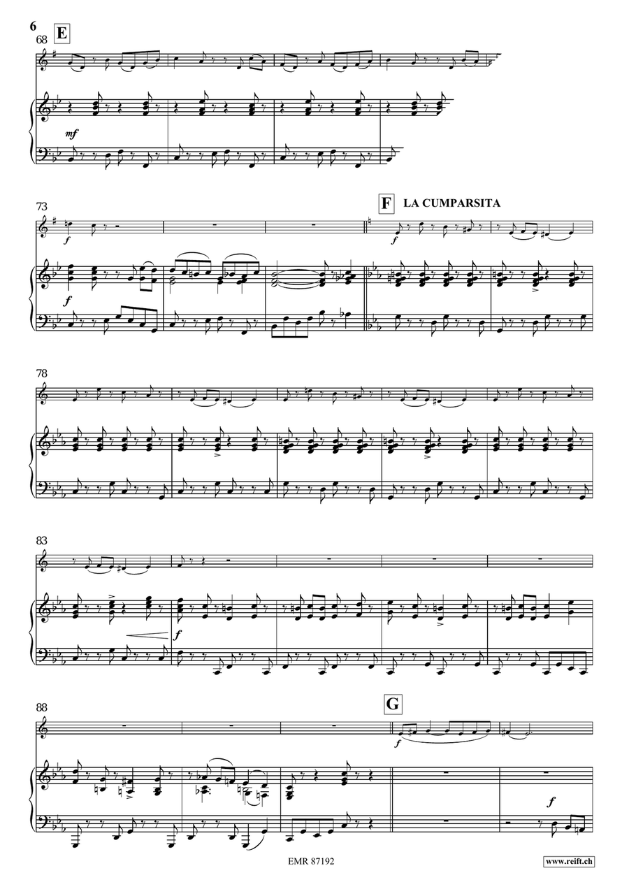 Viva Latina Viva Latina Baritone Saxophone scores gallery preview page 6