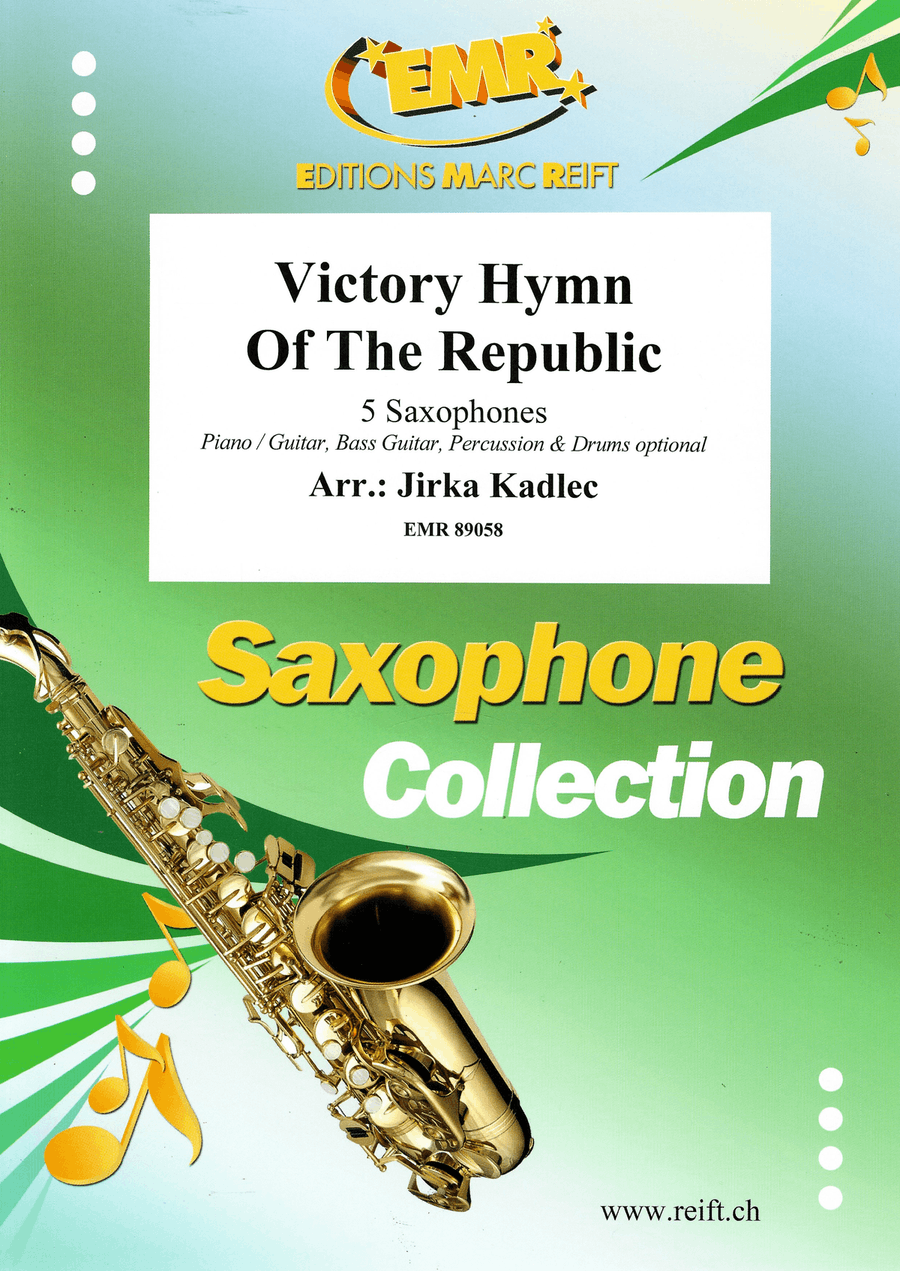 Victory Hymn Of The Republic Saxophone Quintet scores gallery preview page 1